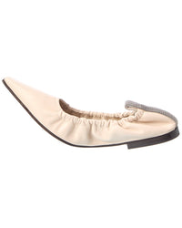 Brunello Cucinelli Brunello Cucinelli Leather Flat