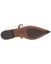 Brunello Cucinelli Brunello Cucinelli Leather Slingback Flat
