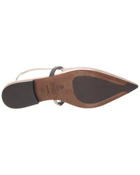 Brunello Cucinelli Brunello Cucinelli Leather Slingback Flat