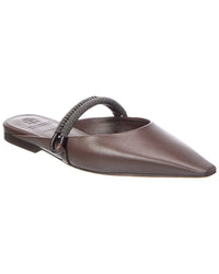 Brunello Cucinelli Brunello Cucinelli Leather Mule