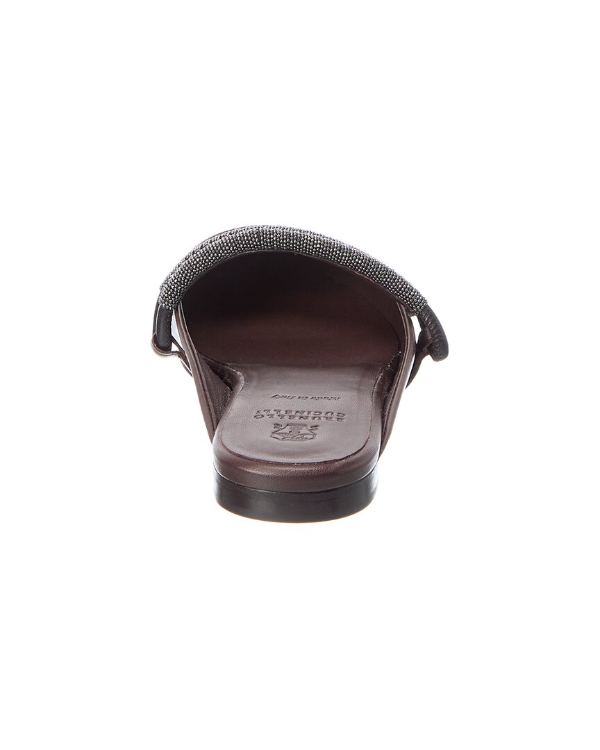 Brunello Cucinelli Brunello Cucinelli Leather Mule