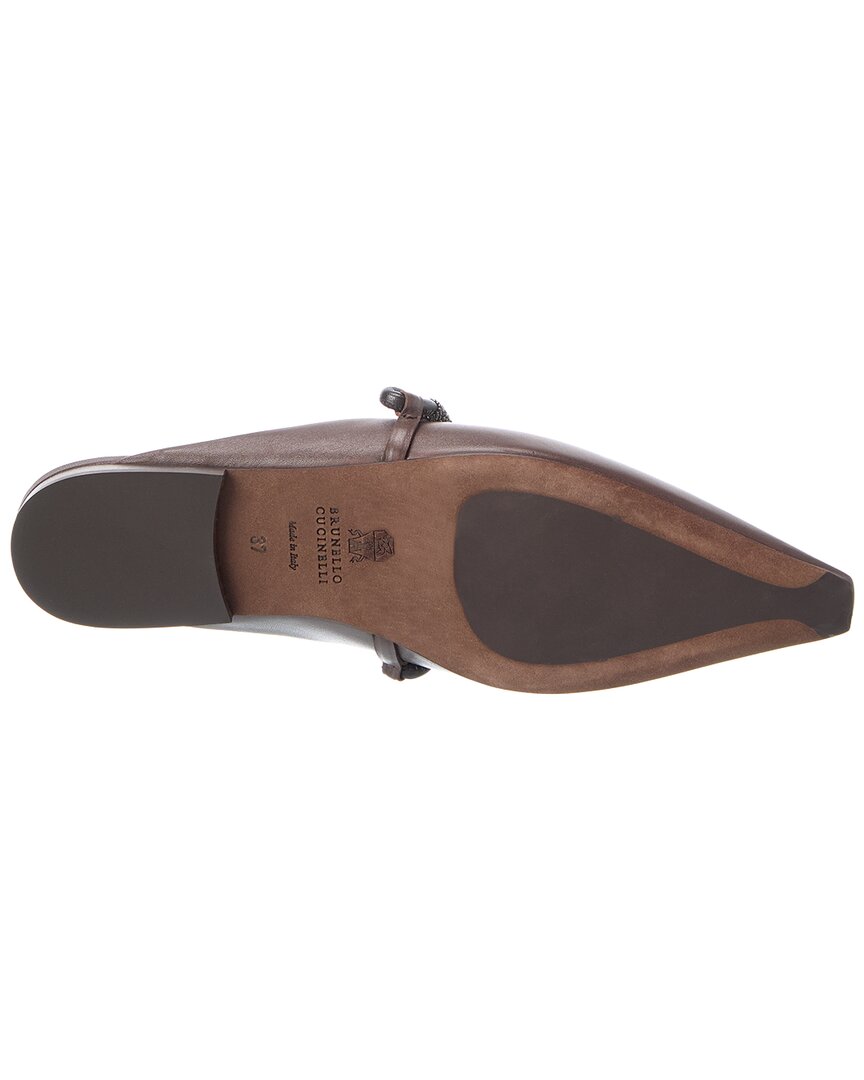 Brunello Cucinelli Brunello Cucinelli Leather Mule