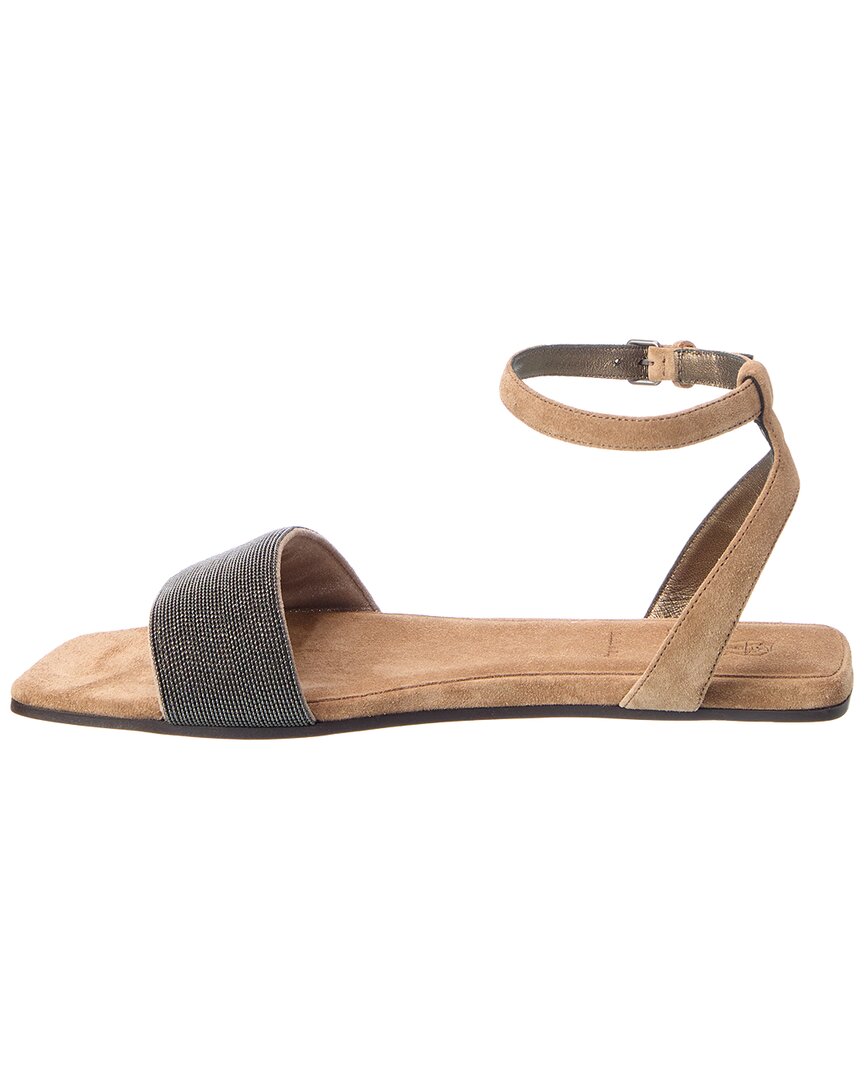 Brunello Cucinelli Brunello Cucinelli Suede Sandal