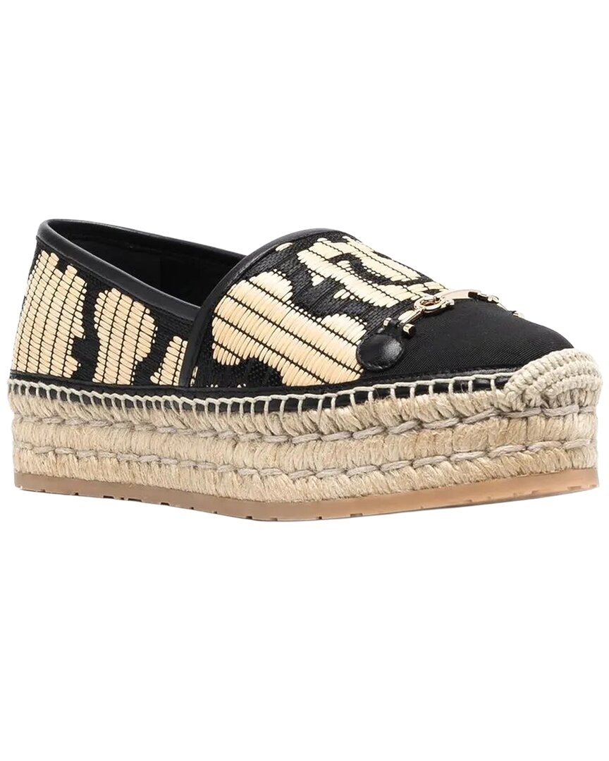 Ferragamo Ferragamo Logo Fabric Espadrille