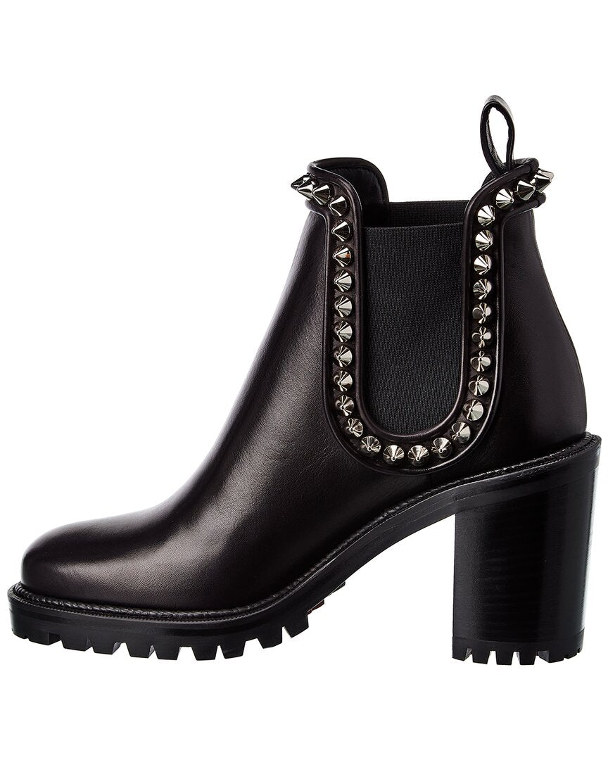 Christian Louboutin Capahutta 70 Leather Bootie