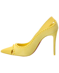 Christian Louboutin Christian Louboutin Kate 100 Patent & Suede Pump