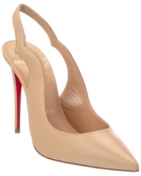 Christian Louboutin 100 Leather Slingback Pump