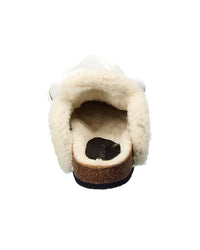 Jw Anderson Chain Shearling & Leather Mule