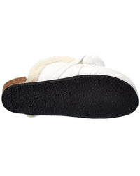 Jw Anderson Chain Shearling & Leather Mule