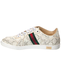 Gucci Gucci Gg Stretch Low Top Leather Sneaker
