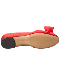 Ferragamo Satin Ballrina Flat
