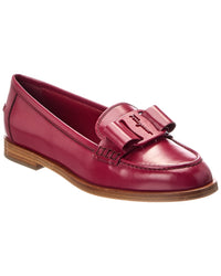 Ferragamo Ferragamo Vivaldo Leather Loafer