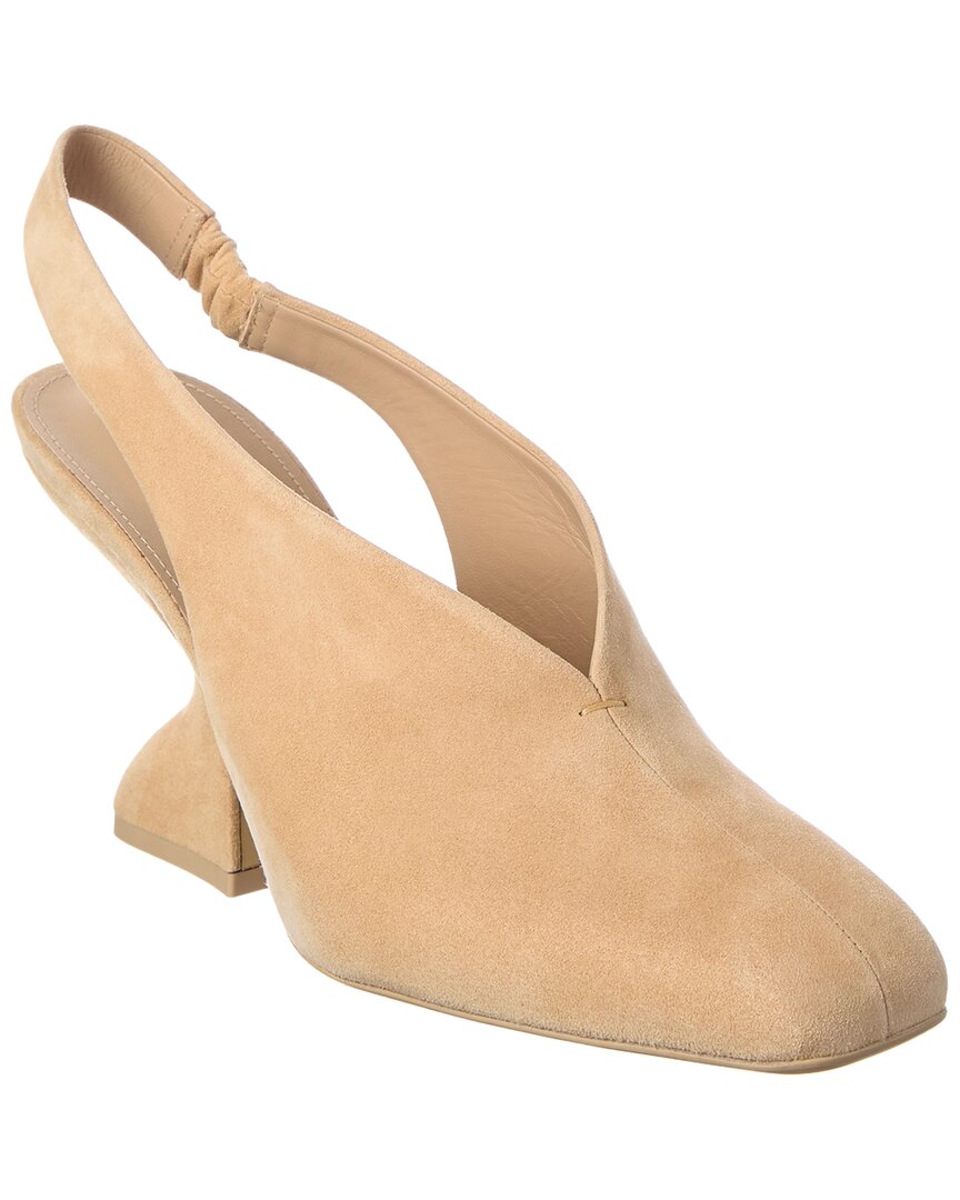 Ferragamo 88 Suede Slingback Pump