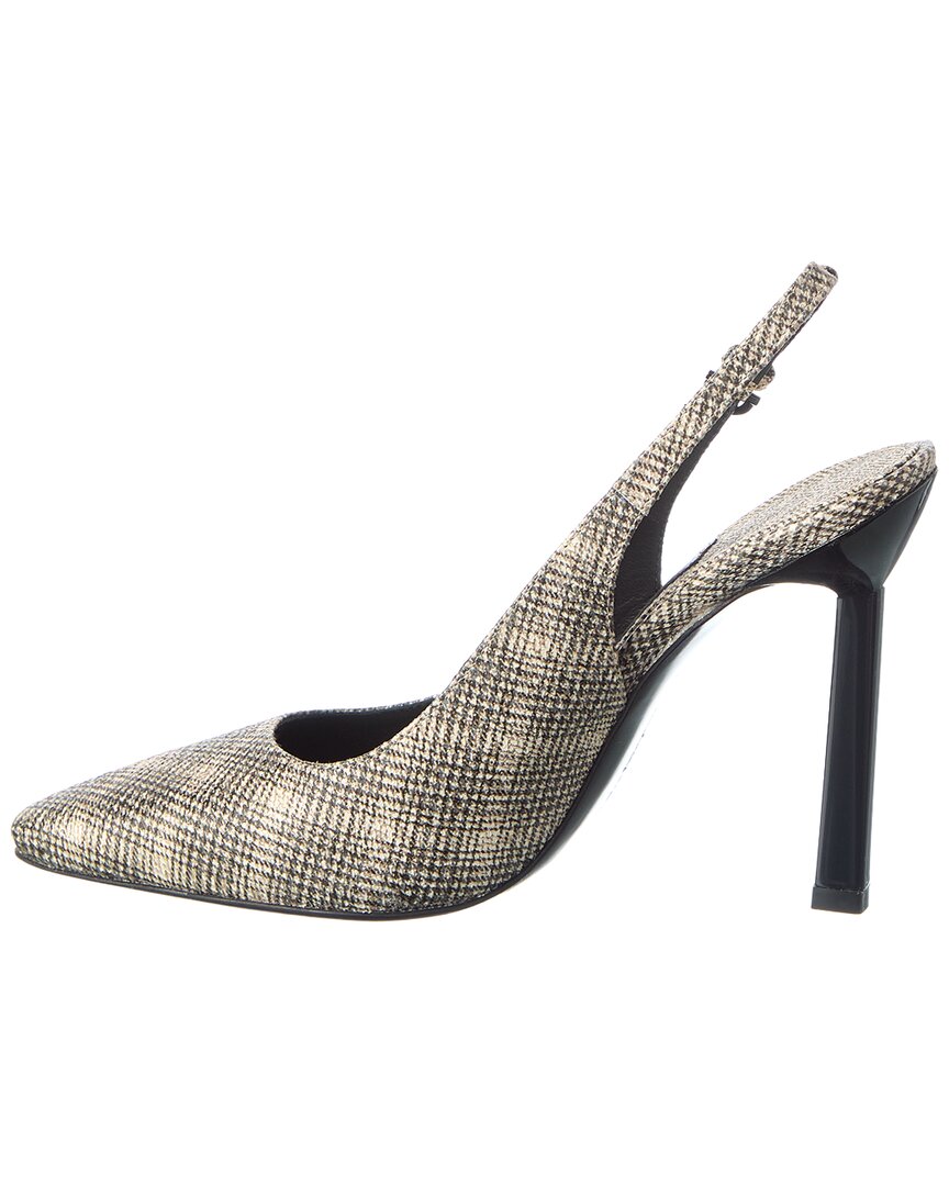 Ferragamo Slingback 100 Canvas Pump
