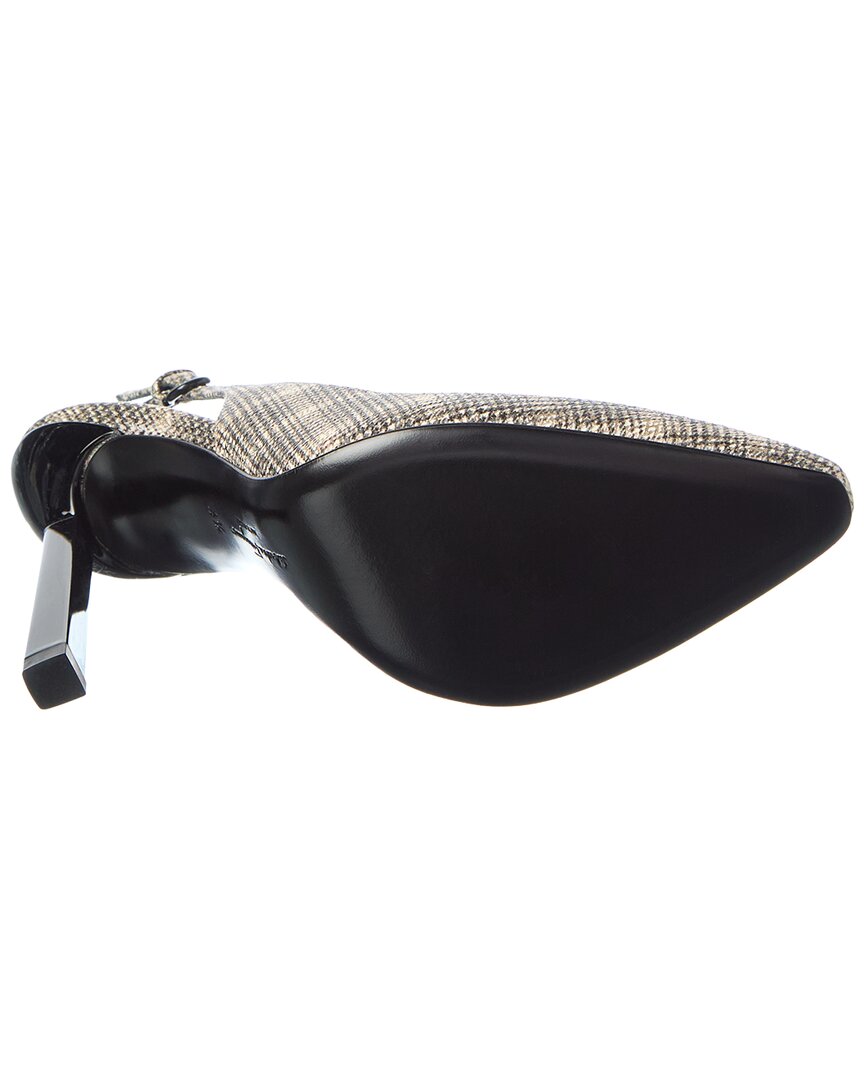 Ferragamo Slingback 100 Canvas Pump