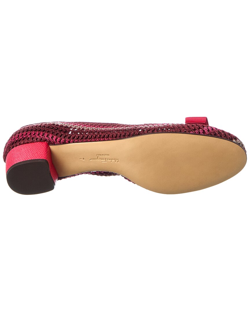 Ferragamo 25 Canvas Pump