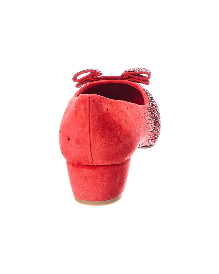 Ferragamo Ferragamo Vara Swa Suede Pump