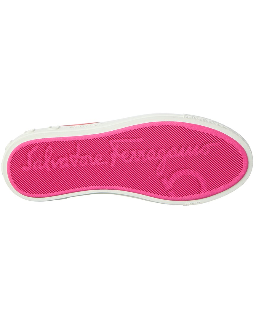Ferragamo High Top Canvas Sneaker