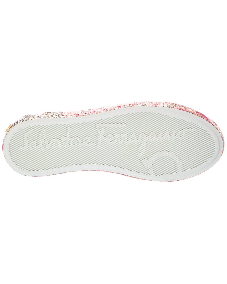 Ferragamo Ferragamo Borg Cubic Leather Sneaker