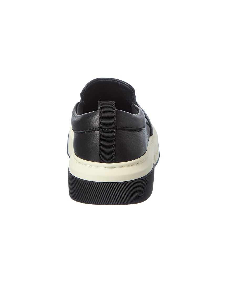 Ferragamo Leather Slip On Sneaker