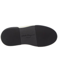 Ferragamo Leather Slip On Sneaker