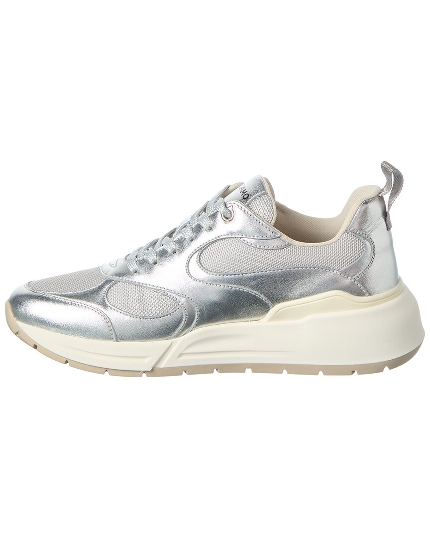 Ferragamo Leather & Mesh Sneaker