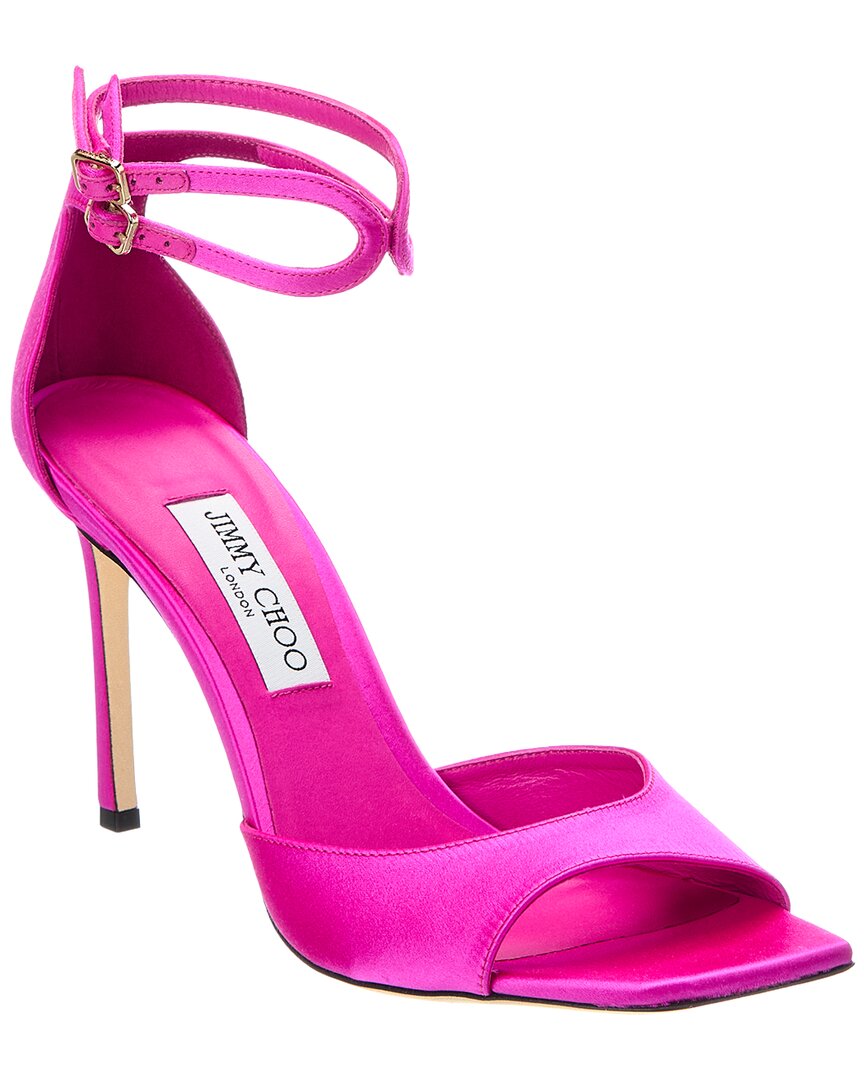Jimmy Choo Alani 95 Satin Sandal