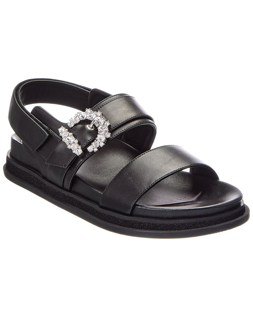 Jimmy Choo Jimmy Choo Cheri Lug Leather Sandal