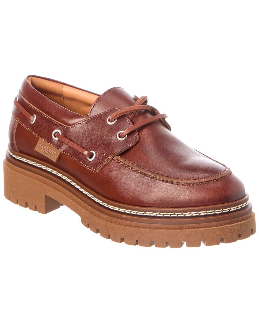 Weekend Weekend Max Mara Leather Loafer