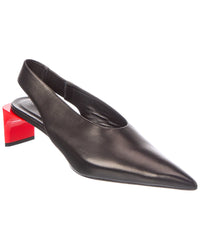 SPORTMAX Sportmax Leather Slingback Pump