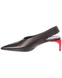 SPORTMAX Sportmax Leather Slingback Pump