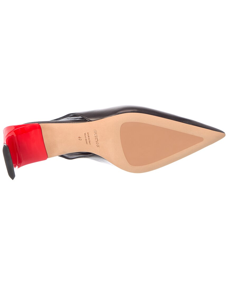 SPORTMAX Sportmax Leather Slingback Pump