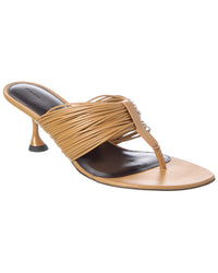 Proenza Schouler Proenza Schouler Cable T Strap Leather Sandal