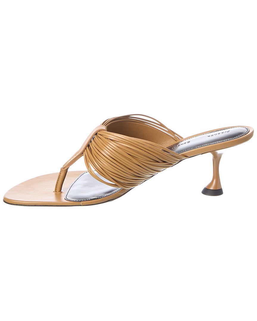 Proenza Schouler Proenza Schouler Cable T Strap Leather Sandal