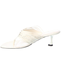 Proenza Schouler Proenza Schouler Cable T Strap Leather Sandal