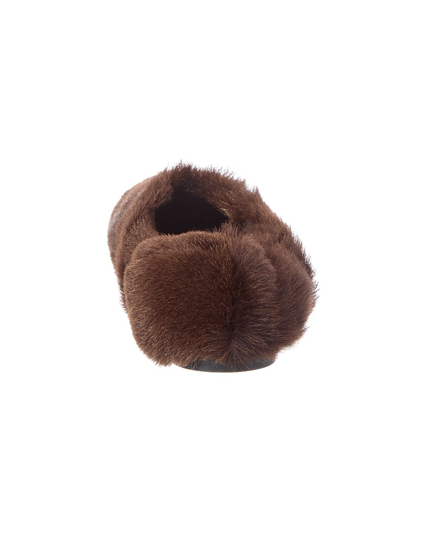 Proenza Schouler Proenza Schouler Ruched Tee Shearling Slipper