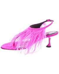 Proenza Schouler Proenza Schouler Tee Feather Satin Sandal