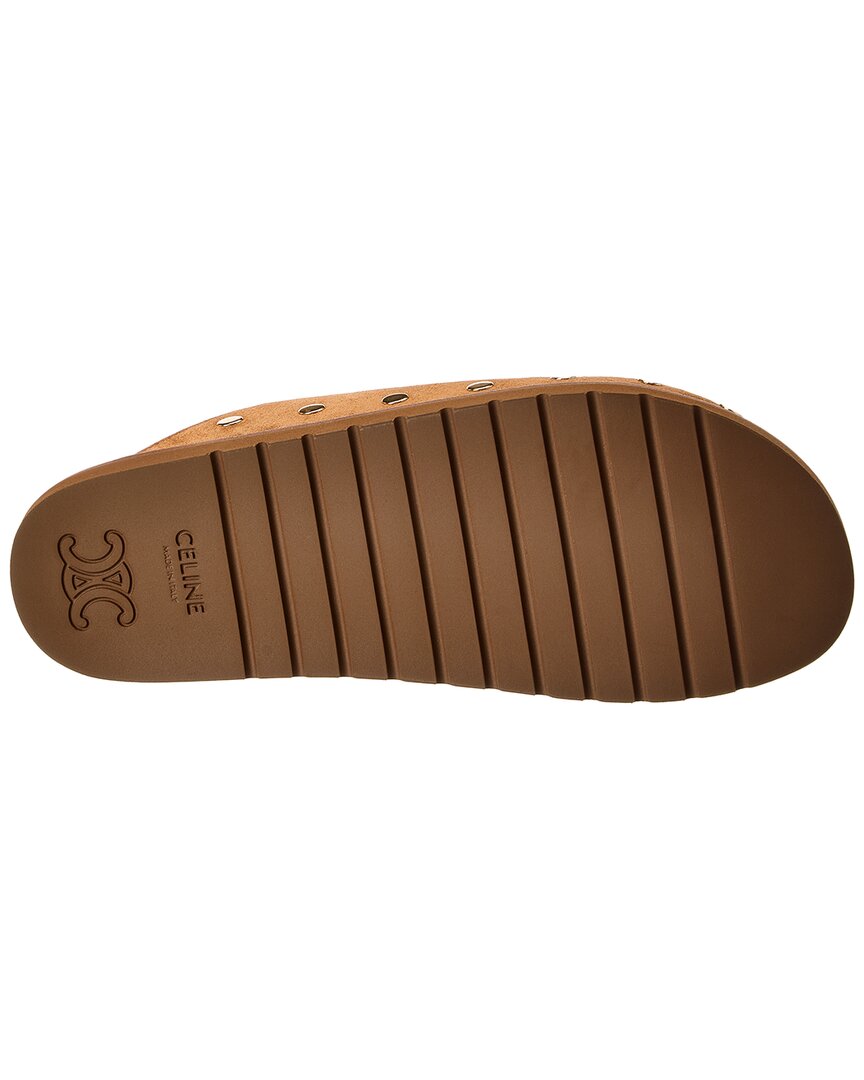 Celine Pitea Suede Clog