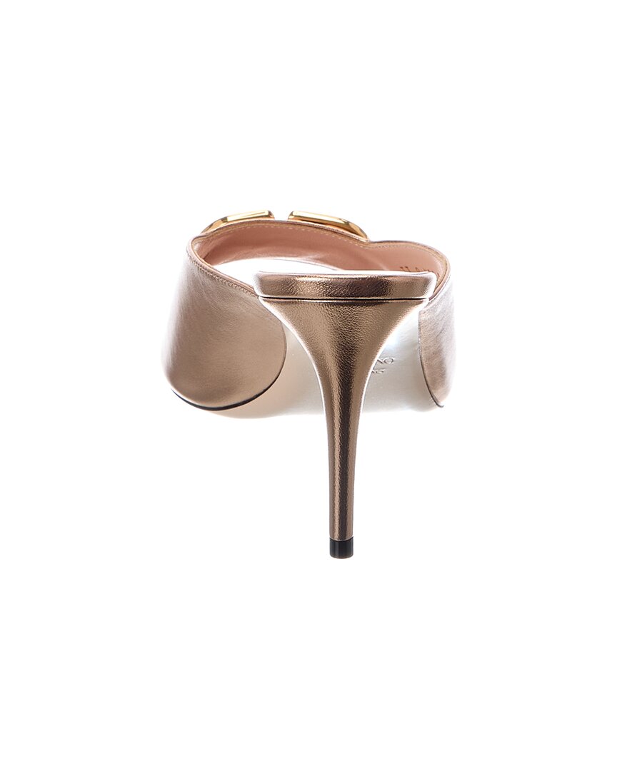 Valentino Valentino Vlogo Signature 80 Leather Sandal