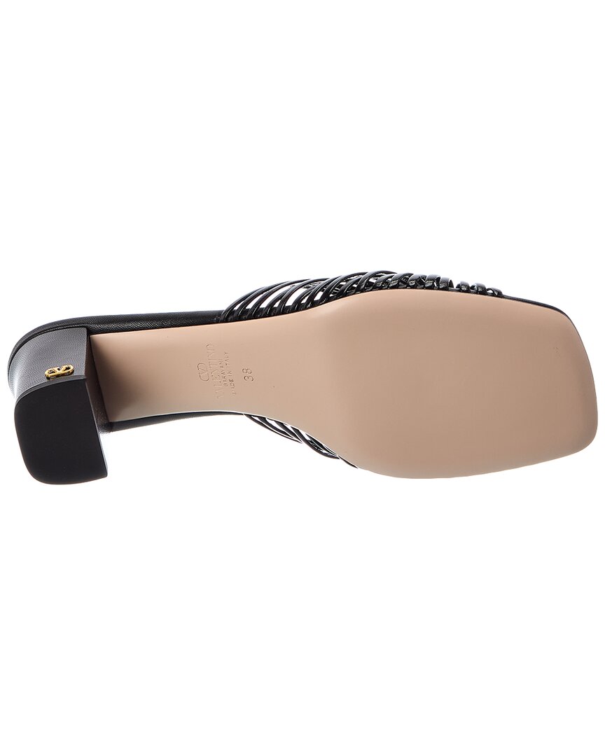 Valentino Valentino Vlogo 65 Leather Sandal