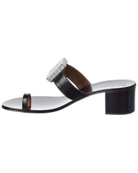 Giuseppe Zanotti Rock 40 Leather Sandal