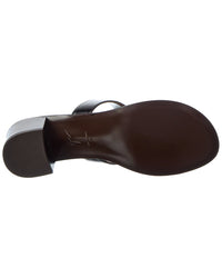 Giuseppe Zanotti Rock 40 Leather Sandal