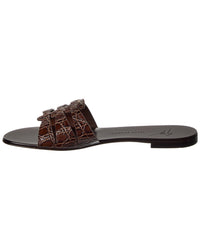 Giuseppe Zanotti Giuseppe Zanotti Anuvorock Croc-Embossed Leather Sandal