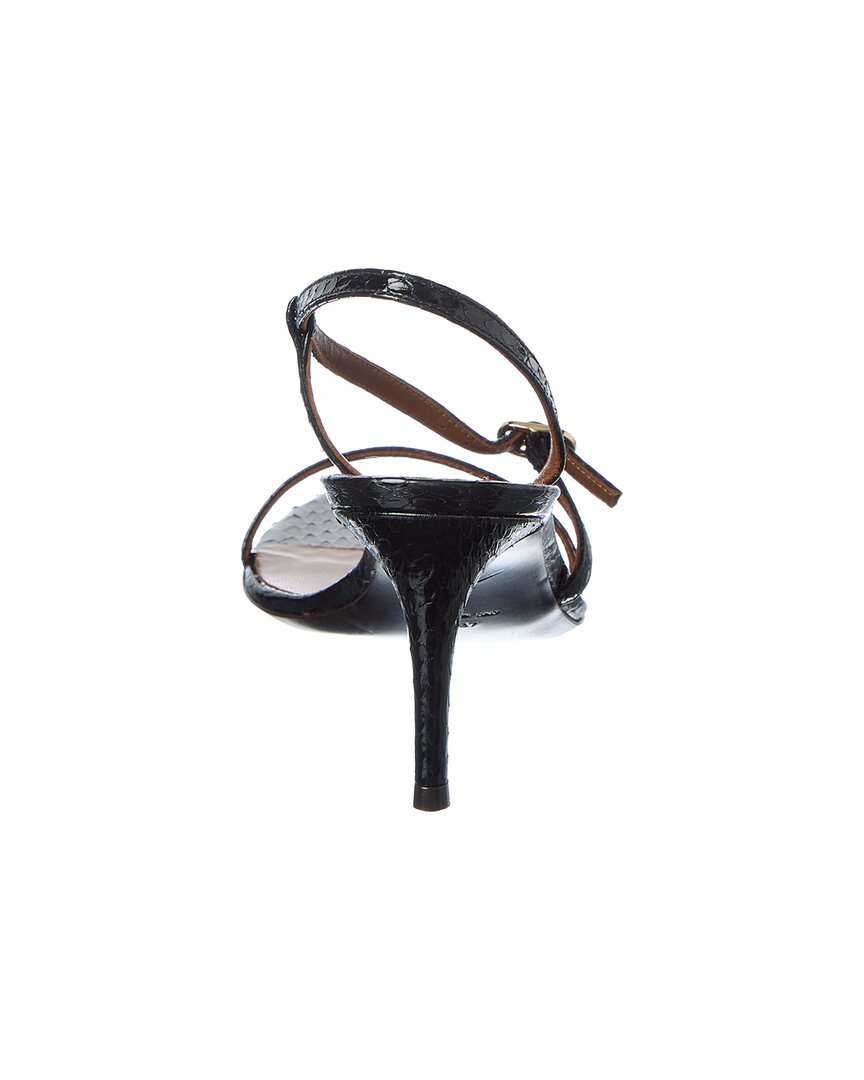 Giuseppe Zanotti Clandestino 70 Snake-Embossed Leather Sandal