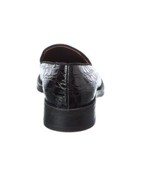 Giuseppe Zanotti Lidia 20 Croc-Embossed Leather Loafer