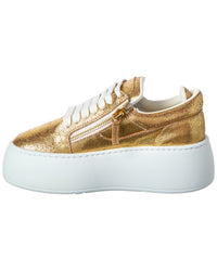 Giuseppe Zanotti Alma Leather Platform Sneaker