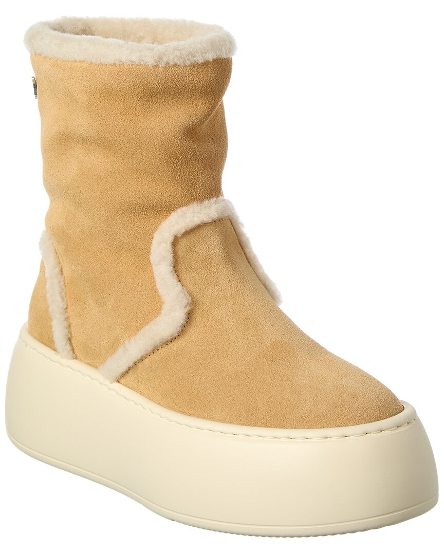 Giuseppe Zanotti Giuseppe Zanotti Alma Suede & Shearling Platform Boot