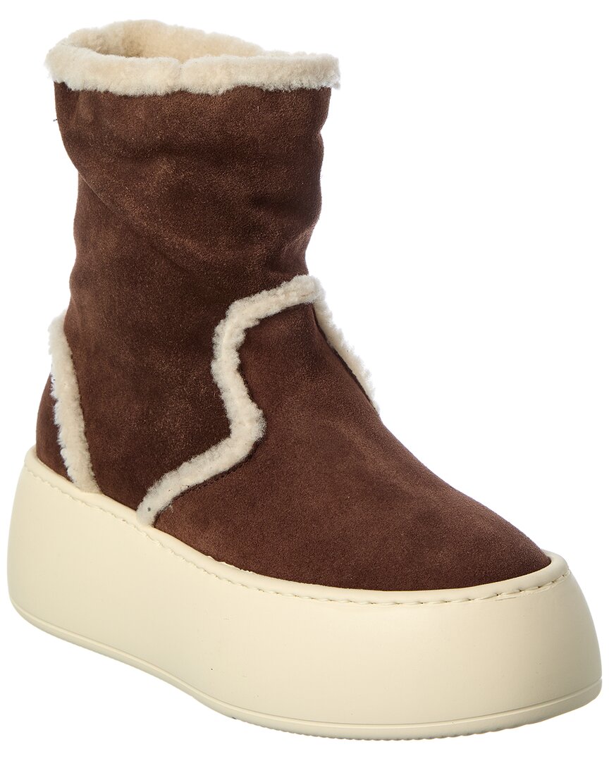 Giuseppe Zanotti Giuseppe Zanotti Alma Suede & Shearling Platform Boot
