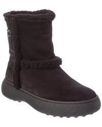 TOD's Tod’S Suede & Shearling Boot
