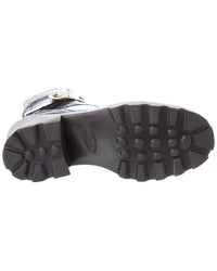 TOD's Tod’S Croc-Embossed Leather Boot